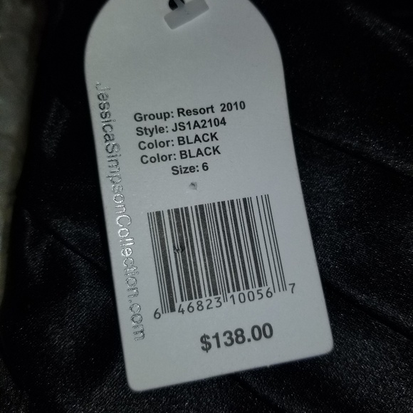 Jessica Simpson black strapless dress. - Picture 7 of 8